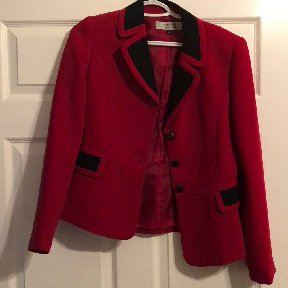Red and Black Blazer